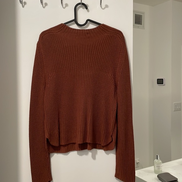 American Apparel - Brown knit sweater, Size L - Picture 3 of 5